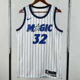 25-26 Magic O'NEAL #32 White Top Quality Hot Pressing NBA Jersey(条纹)