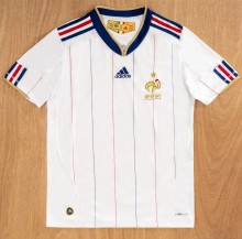 2010 France Away Retro Soccer Jersey