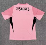 25-26 Benfica Pink GoalKeeper Fans Soccer Jersey