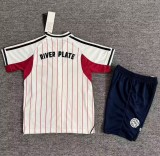 25-26 River Plate Casual Edition Kids Baseball Jersey