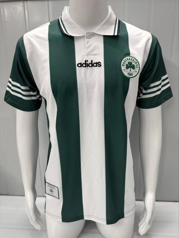 1996-1997 Panathinaikos Home Retro Soccer Jersey