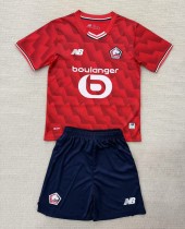 25-26 Lille Home Kids Soccer Jersey