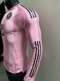 25-26 Inter Miami Home Long Sleeve Player Version Soccer Jersey (长袖球员)