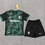 25-26 Sporting Lisbon Third Kids Soccer Jersey 1:1 Thai Quality
