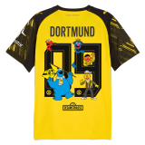 25-26 Dortmund Home Player Version Soccer Jersey*印芝麻街字体