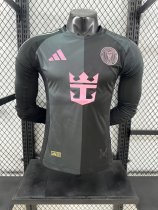 25-26 Inter Miami Away Long Player Version Soccer Jersey 长袖