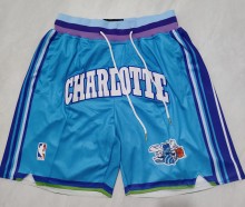 2024 Charlotte Hornets Embroidery Top Quality NBA Pants