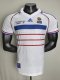 1998 France Away White Player Version Retro Soccer Jersey*球员