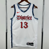 24-25 Wizards POOLE #13 White City Edition Top Quality Hot Pressing NBA Jersey