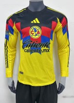 25-26 Club America Home Long sleeves Player Version Soccer Jersey