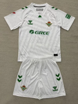 25-26 Real Betis White GoalKeeper Kids Soccer Jersey