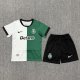 25-26 Sporting Lisbon White Green Kids Soccer Jersey