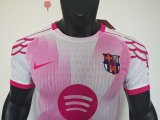 25-26 BAR Pink White Concept Edition Player Version Training shirts
