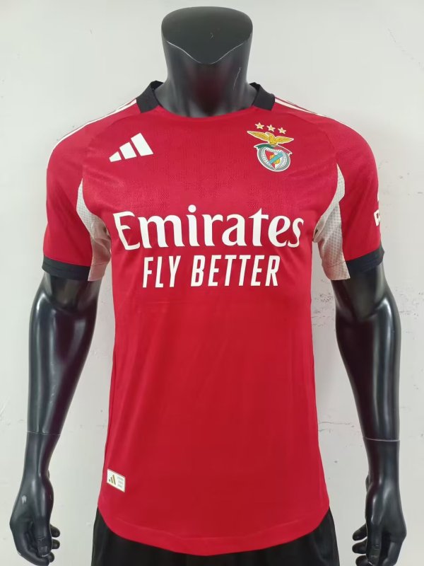 25-26 Benfica Home Player Version Soccer Jersey