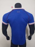 1998 France Home Player Version Retro Soccer Jersey*球员