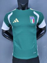 25-26 Italy Green Player Version Training shirts