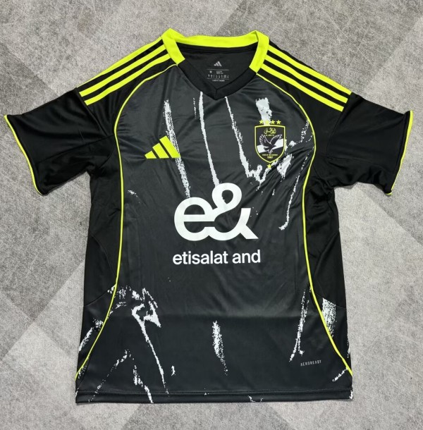 25-26 AL AHLY SC Away Fans Soccer Jersey 1:1 Thai Quality