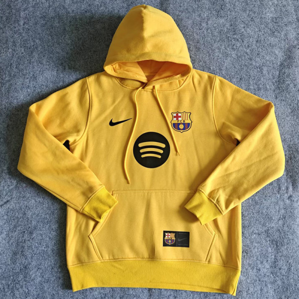 25-26 BAR Yellow Hoody 黄色(加绒)彩标