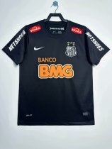 2012-2013 Santos FC Black Retro Soccer Jersey