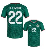 2026 World Cup Mexico Home Long Sleeve Fans Soccer Jersey (长袖)