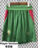 2026 Morocco Green Player Version Shorts Pants (球员短裤)