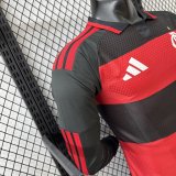 2026 Flamengo Home Long Sleeve Player Version Soccer Jersey(长袖)