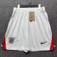 2026 England Home Fans Shorts Pants