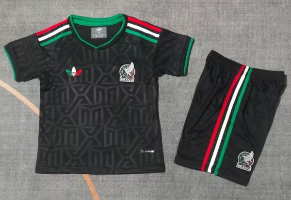 2026 World Cup Mexico Home Kids Soccer Jersey