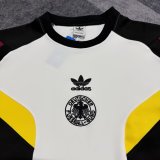 2026 Germany White Short sleeves Loose And Thickened Hoody