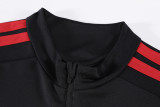 2026 AD Black Half Pull Tracksuit