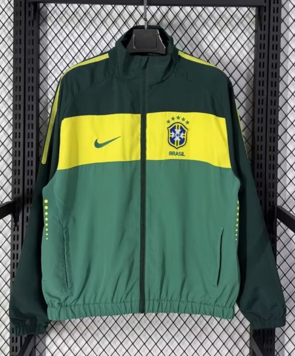 2026 Brazil Retro Windbreaker