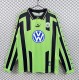 1999-2000 Wolfsburg Away Long Retro Soccer Jersey