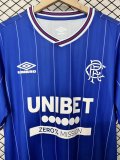 26-27 Rangers Home Fans Soccer Jersey