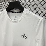 2026 Alo White High Quality Casual T-Shirt
