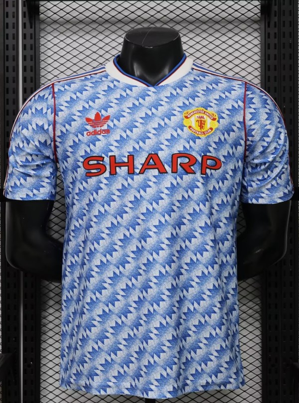 26-27 Man Utd Blue Special Edition Player Version Soccer Jersey