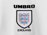 1998 England Home Retro Soccer Jersey