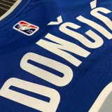 21-22 Dallas DONCIC #11 Blue 75th Anniversary Top Quality Hot Pressing NBA Jersey