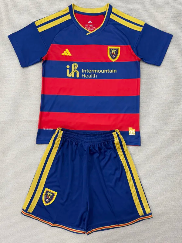 26-27 Real Salt Lake Home Kids Soccer Jersey