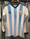 2014 Argentina Home Long Sleeve Retro Soccer Jersey