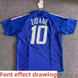 2002 France Home Retro Soccer Jersey