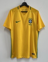 2016 Brazil Home Retro Soccer Jersey