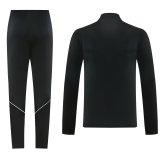 2026 NK Black violet Half Pull Tracksuit