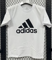 2026 AD White High Quality Pure Cotton Casual T-Shirt