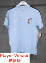 26-27 England Blue Player Version Training shirts
