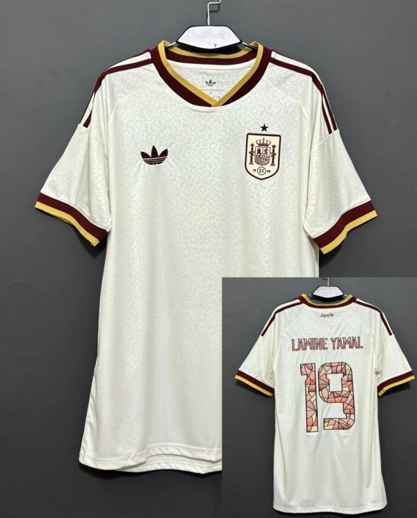2026 Spain Embroidered Version Soccer Jersey