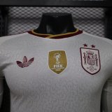 2026 World Cup Spain Away Long Sleeve Player Version Soccer Jersey (With 2 Star)*两颗星*长袖球员
