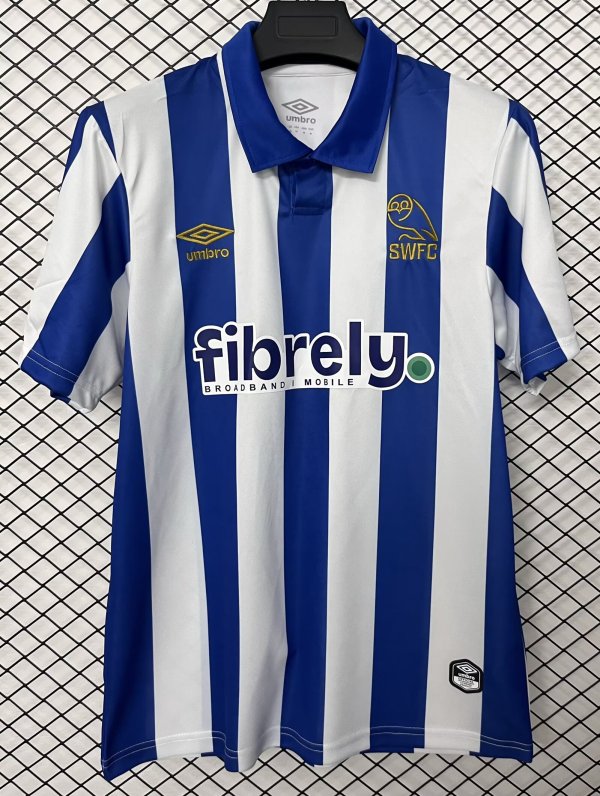 26-27 Sheffield Wednesday Home Fans Soccer Jersey
