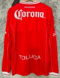 1998-1999 Toluca Home Long Sleeve Retro Soccer Jersey