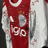 26-27 Aja× Home Embroidered Version Fans Soccer Jersey