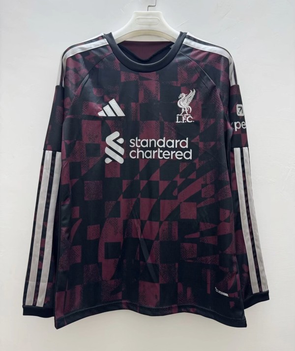 26-27 LIV Third Long Sleeve Fans Soccer Jersey (长袖)